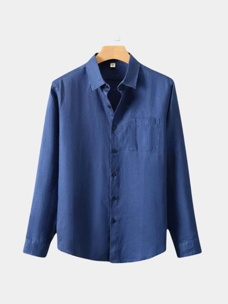 Camicia Essential in lino a maniche lunghe - Aurelio Club
