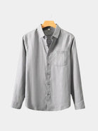 Camicia Essential in lino a maniche lunghe - Aurelio Club