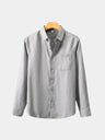 Camicia Essential in lino a maniche lunghe - Aurelio Club
