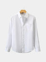 Camicia Essential in lino a maniche lunghe - Aurelio Club