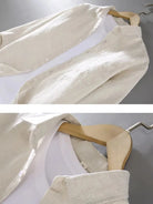 Camicia Essential in lino a maniche lunghe - Aurelio Club