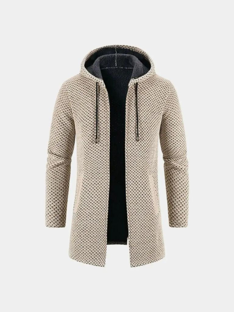 Cappotto Lugano in maglia con cappuccio - Aurelio Club
