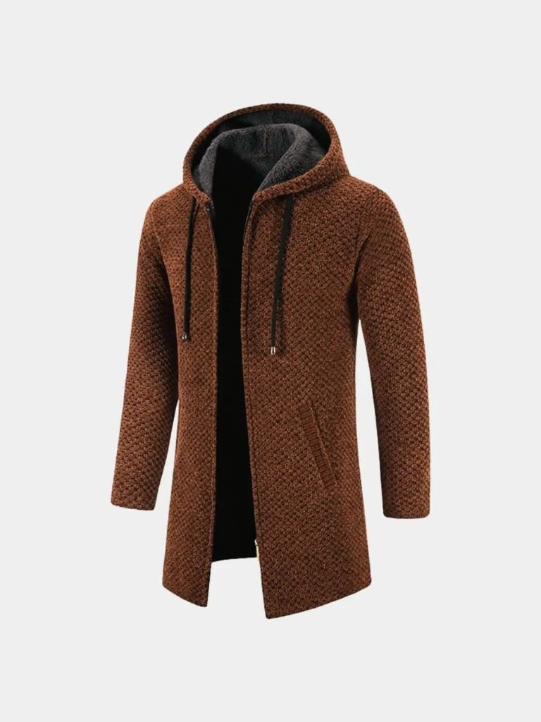 Cappotto Lugano in maglia con cappuccio - Aurelio Club