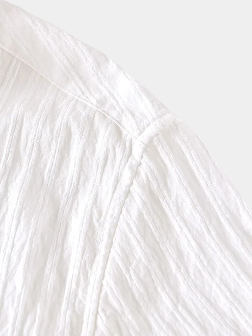 Camicia Lumière in lino a maniche corte - Aurelio Club