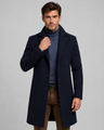 Cappotto uomo monopetto con revers strutturati
