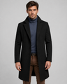 Cappotto uomo monopetto con revers strutturati