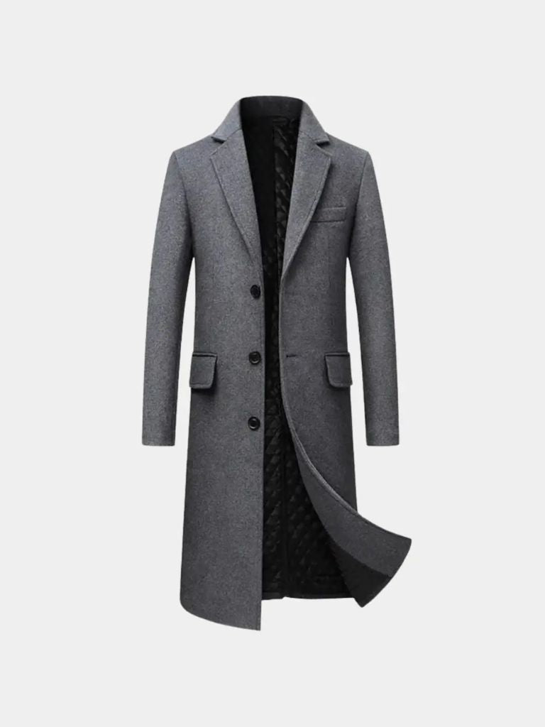 Trench uomo in misto lana - Aurelio Club