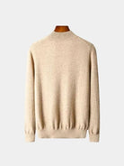Pullover in lana merino con mezza zip - Aurelio Club