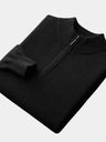 Pullover in lana merino con mezza zip - Aurelio Club