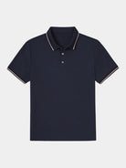 Polo Midnight con profili a contrasto - Aurelio Club