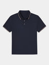 Polo Midnight con profili a contrasto - Aurelio Club