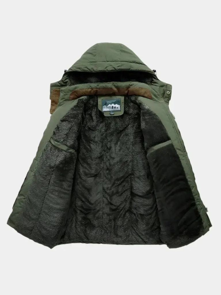 Giacca con cappuccio d'ispirazione militare - Aurelio Club