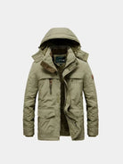 Giacca con cappuccio d'ispirazione militare - Aurelio Club