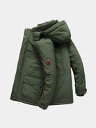 Giacca con cappuccio d'ispirazione militare - Aurelio Club