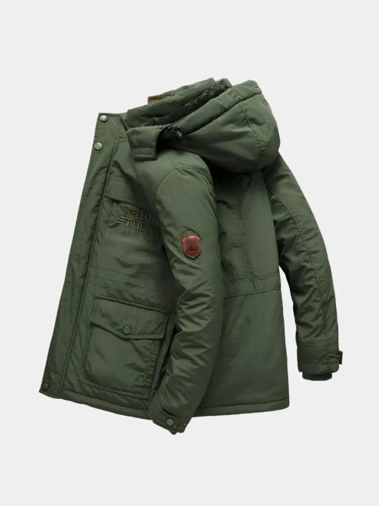 Giacca con cappuccio d'ispirazione militare - Aurelio Club