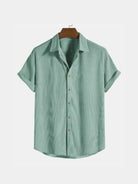 Camicia in velluto a coste a maniche corte - Aurelio Club