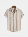 Camicia in velluto a coste a maniche corte - Aurelio Club