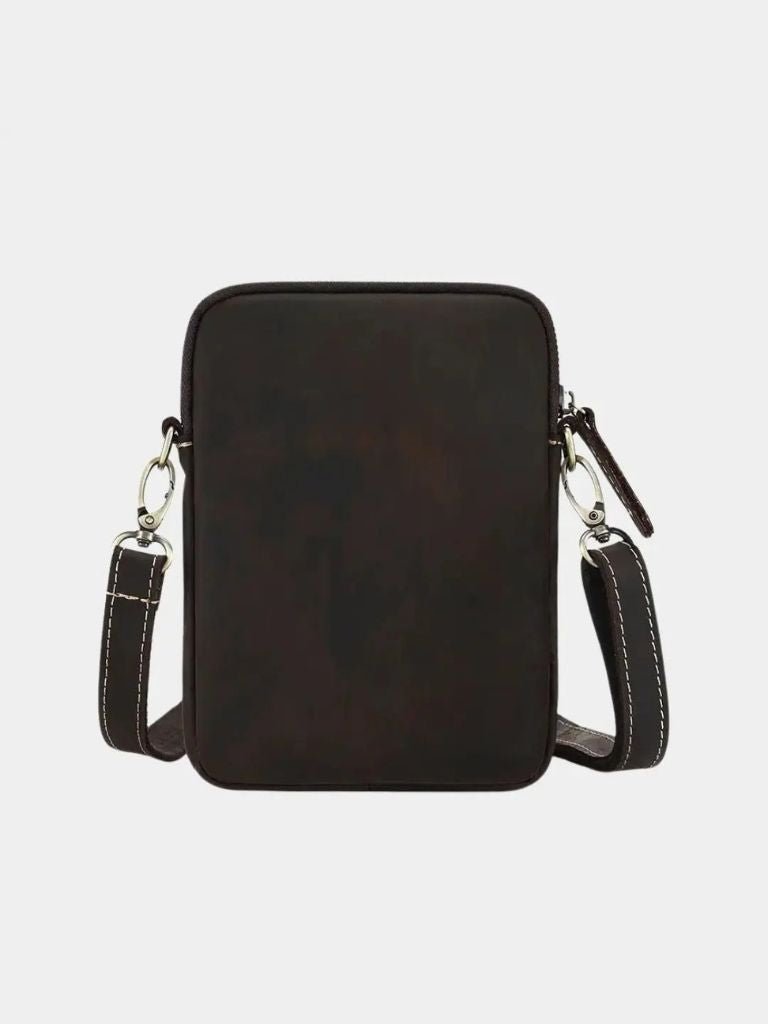Borsa in pelle a tracolla dal design essenziale - Aurelio Club