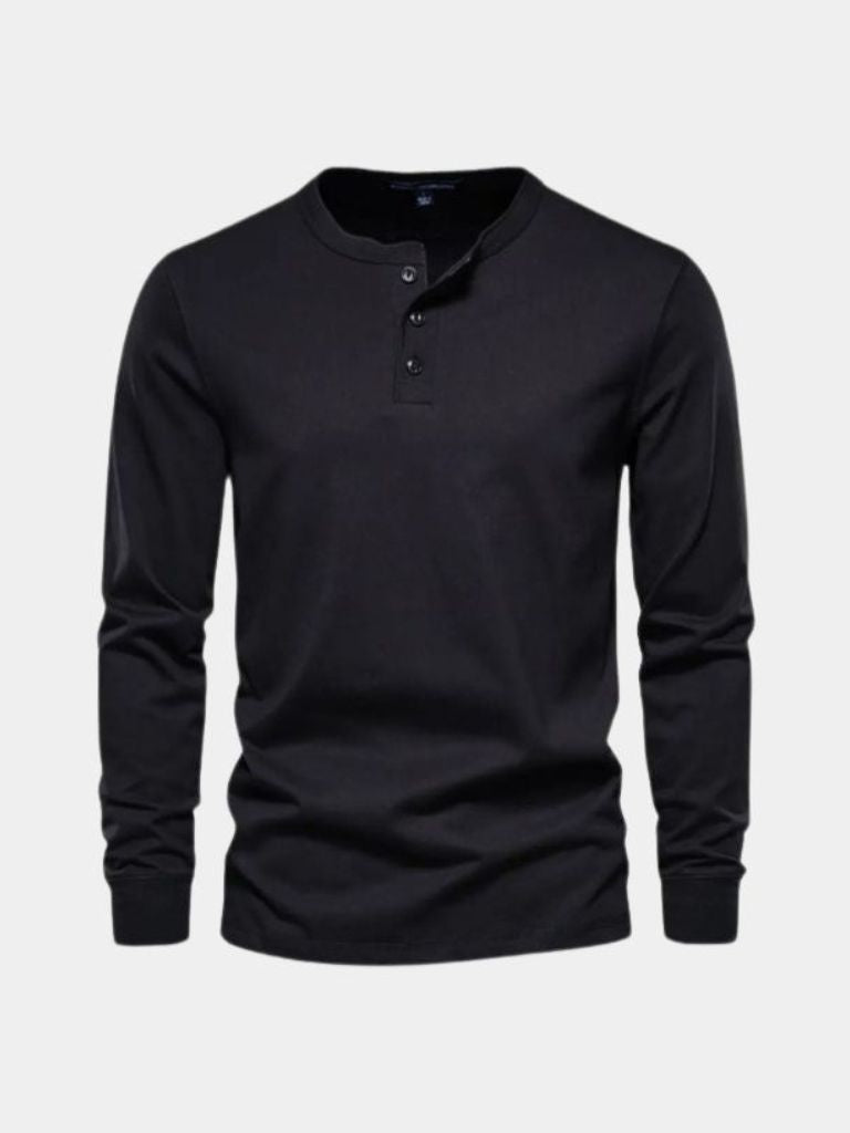 Maglia serafino a maniche lunghe Minimal - Aurelio Club