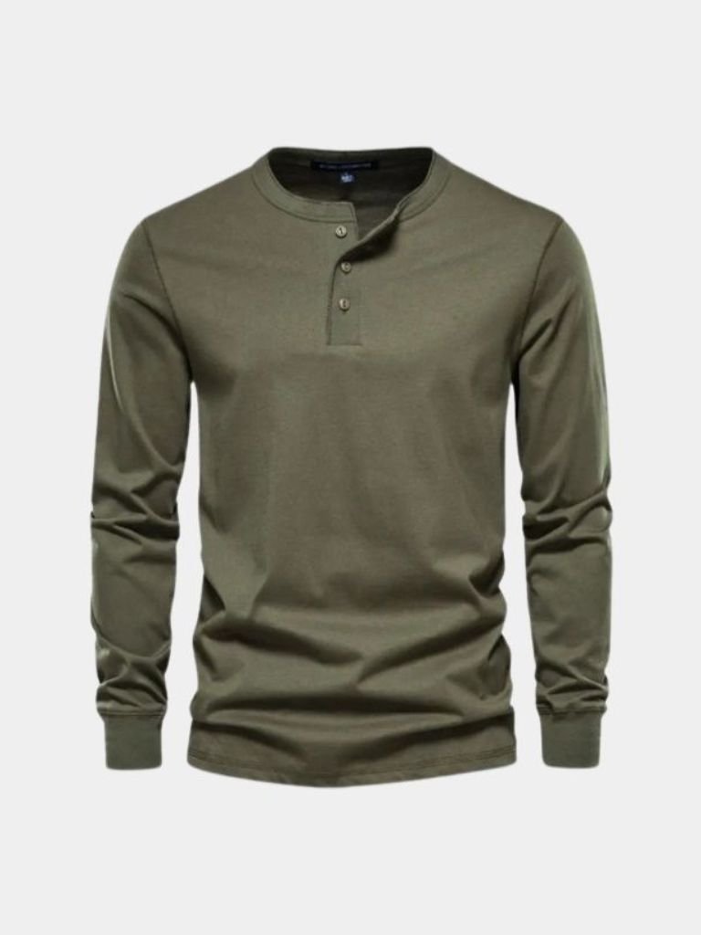 Maglia serafino a maniche lunghe Minimal - Aurelio Club