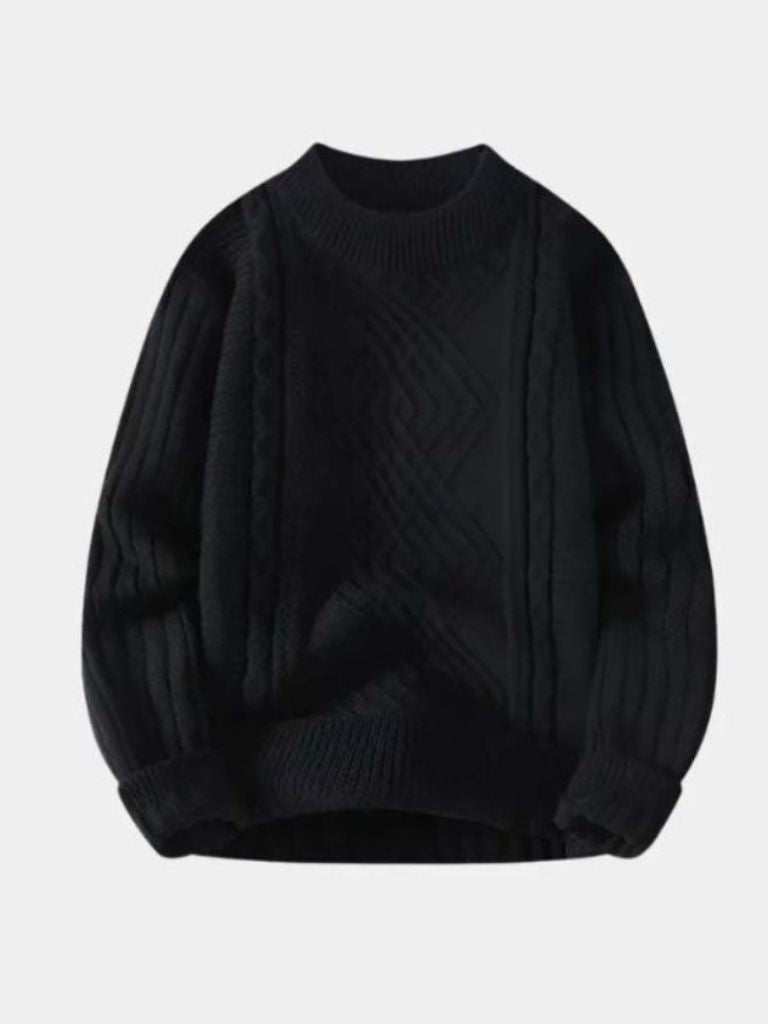 Pullover Minimal con lavorazione a rilievo - Aurelio Club