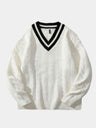 Pullover Minimal con scollo a V - Aurelio Club