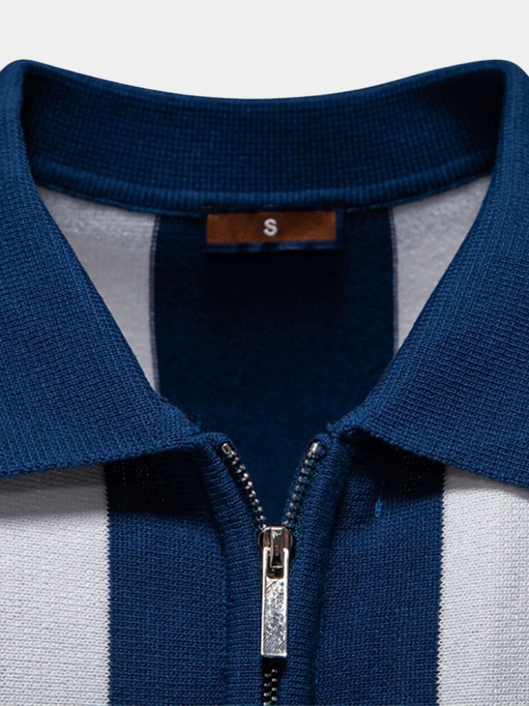 Polo con motivo a righe Classic - Aurelio Club