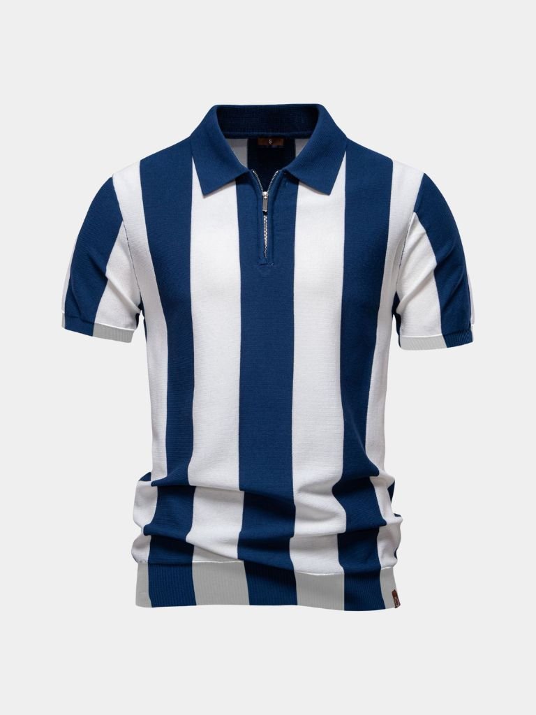 Polo con motivo a righe Classic - Aurelio Club