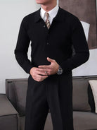 Pullover in maglia con colletto polo - Aurelio Club