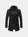 Cappotto in misto lana con inserto a collo alto - Aurelio Club