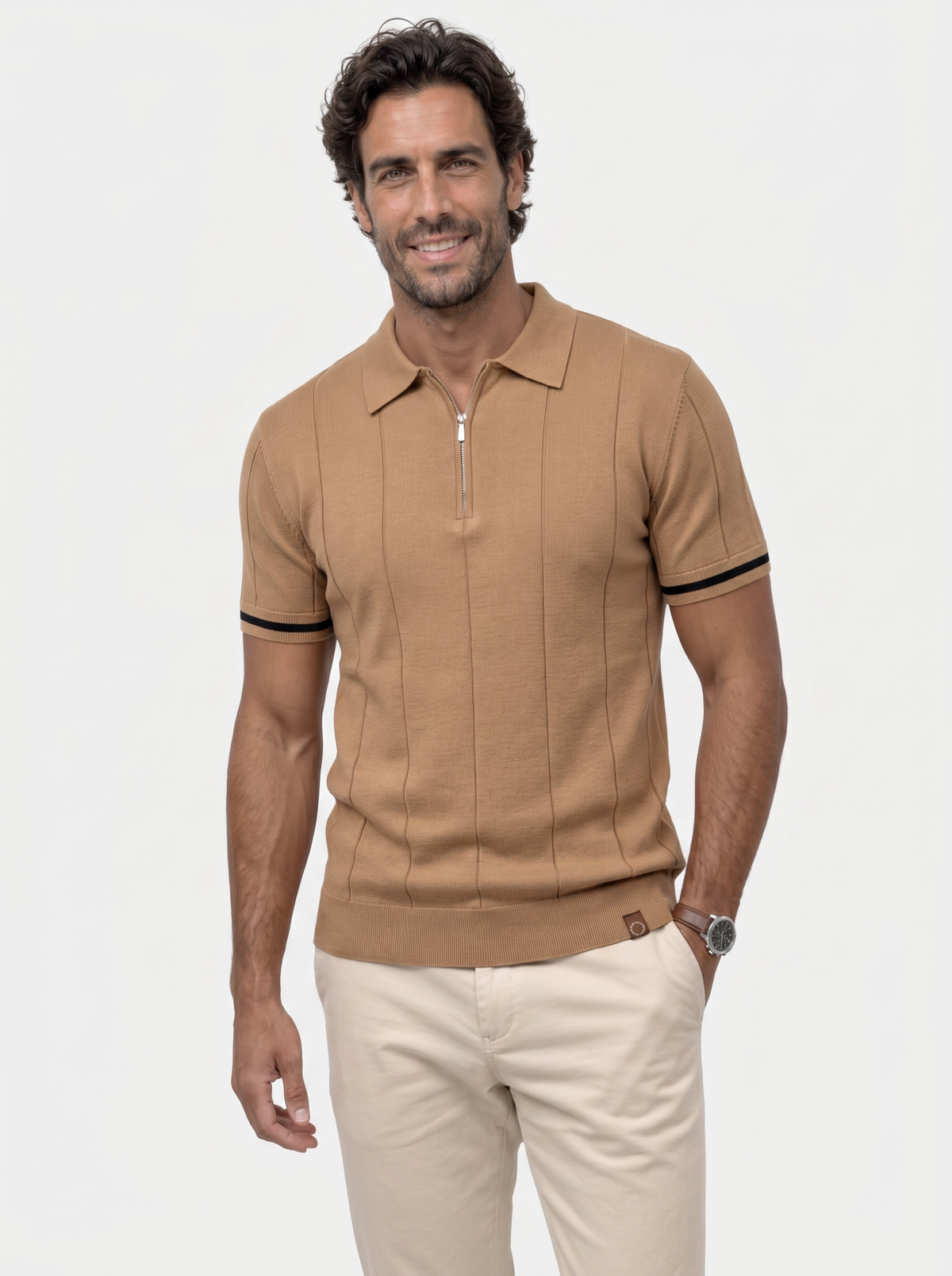 Polo Royal con zip - Aurelio Club