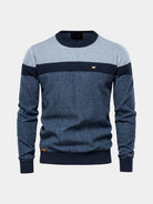 Pullover Fusion con dettagli geometrici - Aurelio Club