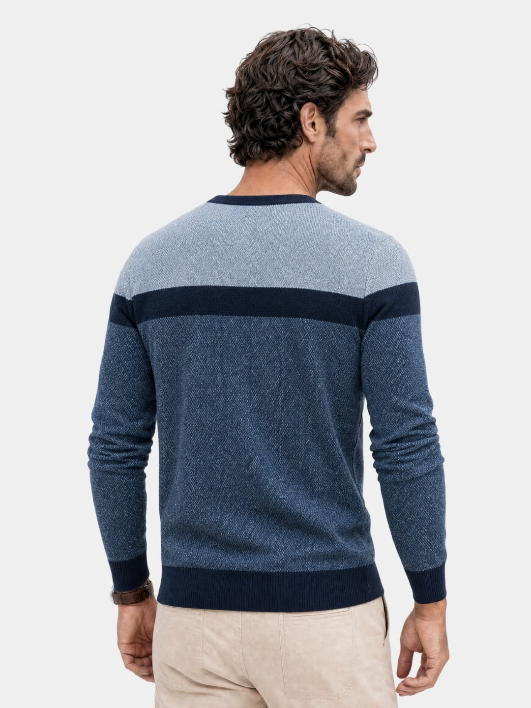 Pullover Fusion con dettagli geometrici - Aurelio Club