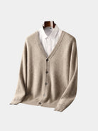 Cardigan in lana merino con scollo a V - Aurelio Club