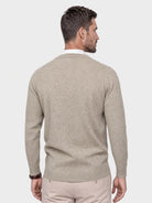 Cardigan in lana merino con scollo a V - Aurelio Club