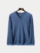 Maglia con scollo a V in lana e cashmere - Aurelio Club