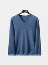 Maglia con scollo a V in lana e cashmere - Aurelio Club