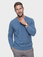 Maglia con scollo a V in lana e cashmere - Aurelio Club