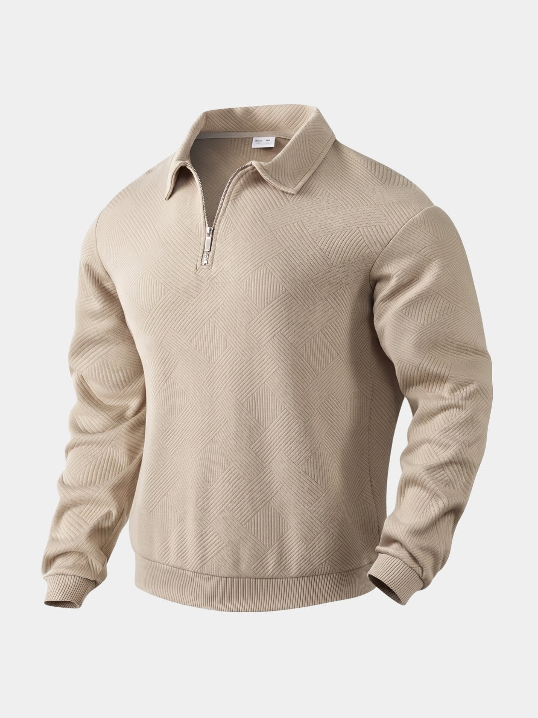 Pullover Sandmoor a collo alto con zip corta - Aurelio Club