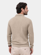 Pullover Sandmoor a collo alto con zip corta - Aurelio Club
