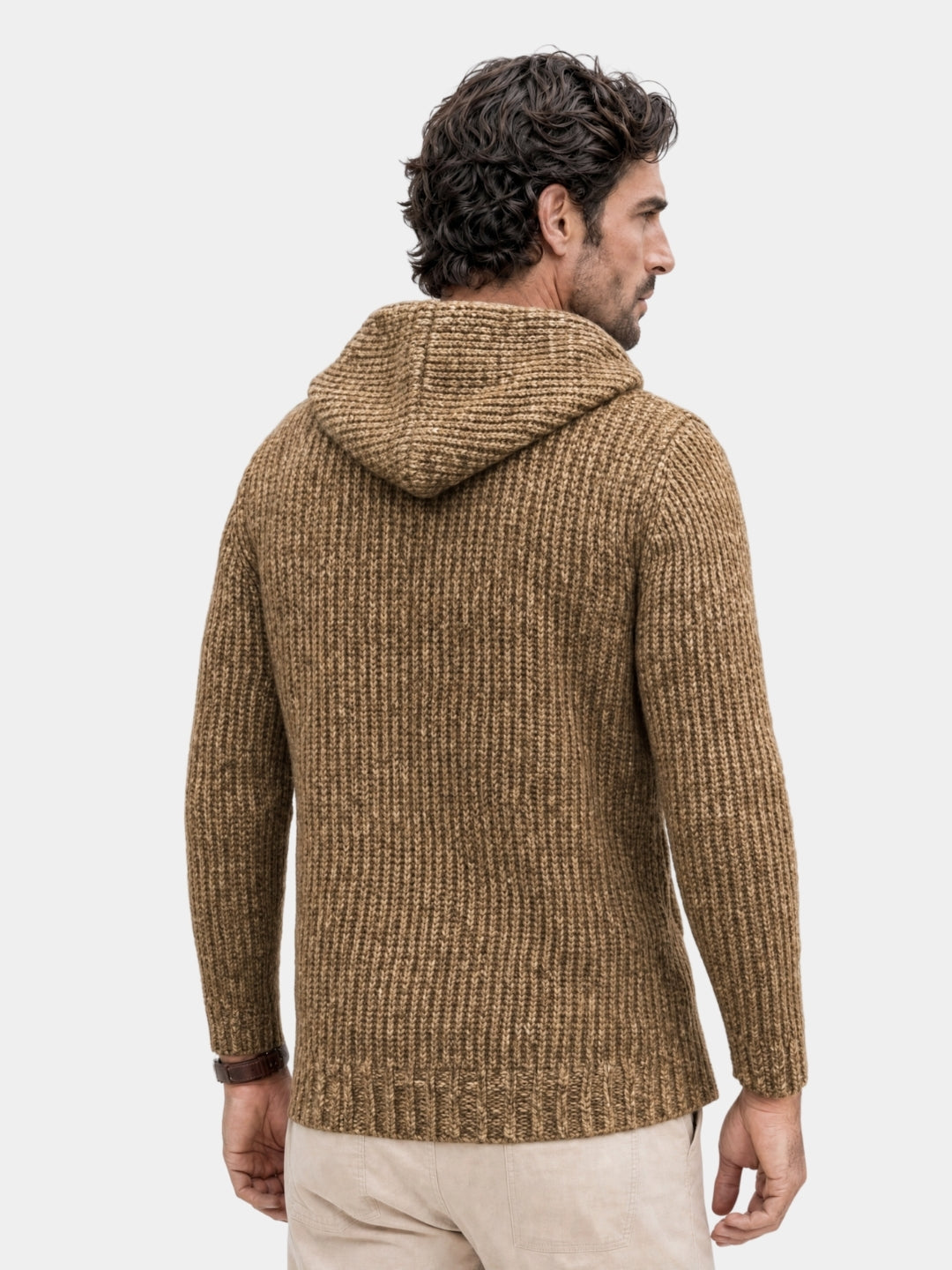 Giacca in maglia con cappuccio Himalaya - Aurelio Club