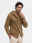 Giacca in maglia con cappuccio Himalaya - Aurelio Club