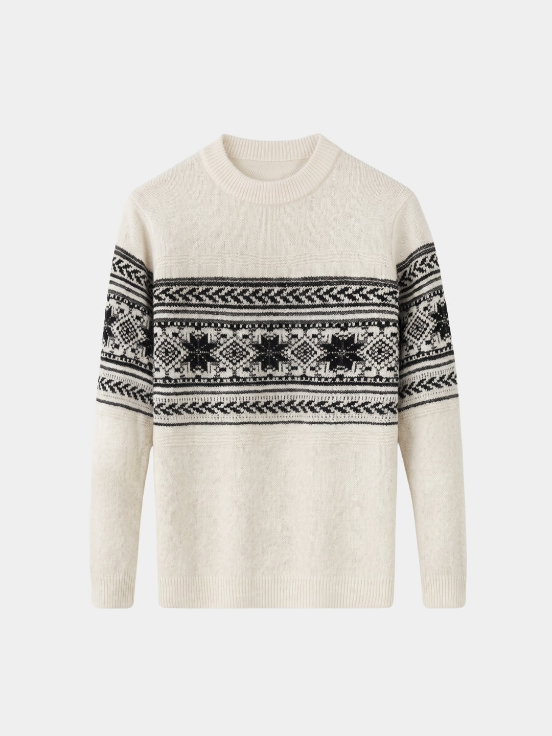 Maglia in lana con motivo Fair Isle - Aurelio Club