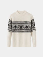 Maglia in lana con motivo Fair Isle - Aurelio Club