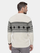 Maglia in lana con motivo Fair Isle - Aurelio Club