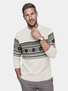 Maglia in lana con motivo Fair Isle - Aurelio Club