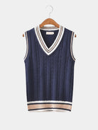 Gilet classico in maglia con scollo a V - Aurelio Club