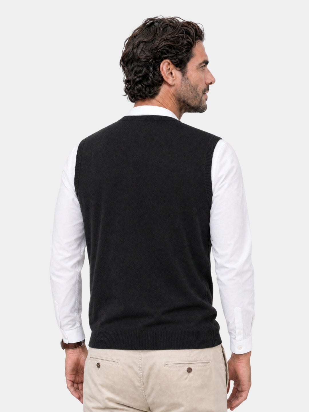 Gilet in maglia con scollo a V - Aurelio Club