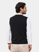 Gilet in maglia con scollo a V - Aurelio Club