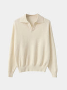 Pullover con colletto polo e scollo a V - Aurelio Club